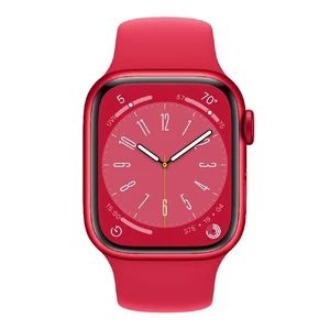 Смарт-годинник Apple Watch Series 8 GPS+Cellular, 41mm (PRODUCT)RED Aluminum Case with (PRODUCT)RED Sport Band (MNJ23) - Фото 2
