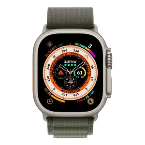 Смарт-часы Apple Watch Ultra 49mm Titanium Case with Green Alpine Loop M (MQFN3) - Фото 2