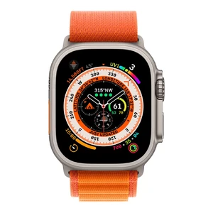 Смарт-часы Apple Watch Ultra 49mm Titanium Case with Orange Alpine Loop S (MNHH3) - Фото 2