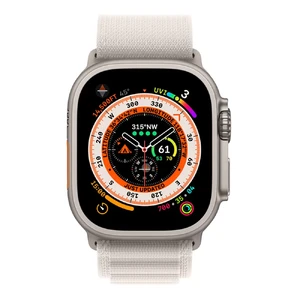 Смарт-часы Apple Watch Ultra 49mm Titanium Case with Starlight Alpine Loop S (MQFQ3) - Фото 2