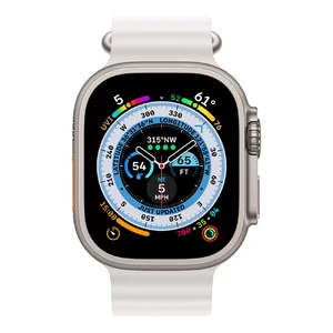 Смарт-годинник Apple Watch Ultra 49mm Titanium Case with White Ocean Band - Фото 2