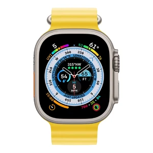 Смарт-годинник Apple Watch Ultra 49mm Titanium Case with Yellow Ocean Band (MNHG3) - Фото 2