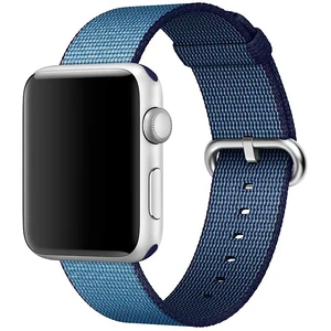 Ремешок Apple Ultra 49mm | 45mm | 44mm | 42mm Navy | Tahoe Blue Woven Nylon (MP232) для Apple Watch MP232 - Фото 1