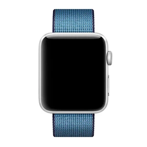 Ремешок Apple Ultra 49mm | 45mm | 44mm | 42mm Navy | Tahoe Blue Woven Nylon (MP232) для Apple Watch - Фото 2