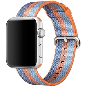 Ремешок Apple Ultra 49mm | 45mm | 44mm | 42mm Orange Woven Nylon (MPW22) для Apple Watch MPW22 - Фото 1
