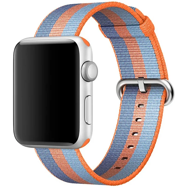 Ремінець Apple Ultra 49mm | 45mm | 44mm | 42mm Orange Woven Nylon (MPW22) для Apple Watch у Вінниці