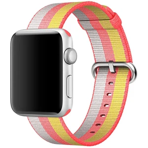 Ремінець Apple Ultra 49mm | 45mm | 44mm | 42mm Red Woven Nylon (MPW72) для Apple Watch MPW72 - Фото 1