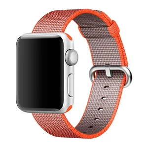 Ремешок Apple 41mm | 40mm | 38mm Space Orange | Anthracite Woven Nylon (MNK52) для Apple Watch MNK52 - Фото 1