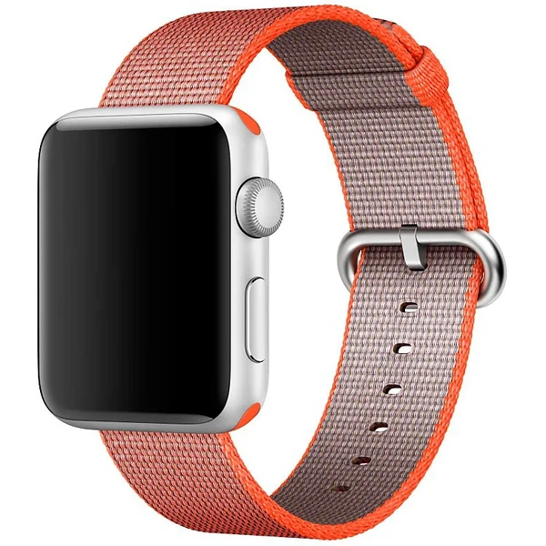 Ремінець Apple Ultra 49mm | 45mm | 44mm | 42mm Space Orange | Anthracite Woven Nylon (MNKF2) для Apple Watch у Вінниці