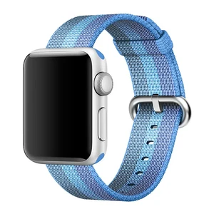 Ремешок Apple 41mm | 40mm | 38mm Tahoe Blue Woven Nylon (MPVX2) для Apple Watch MPVX2 - Фото 1