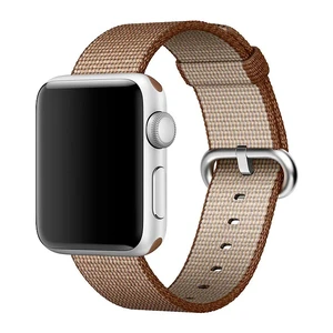 Ремешок Apple 41mm | 40mm | 38mm Toasted Coffee | Caramel Woven Nylon (MNK42) для Apple Watch MNK42 - Фото 1