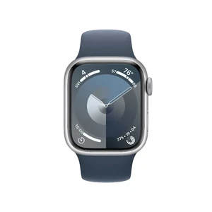 Смарт-годинник Apple Watch Series 9 GPS + Cellular 41mm Silver Aluminium Case з Storm Blue Sport Band (MRHV3) - Фото 2