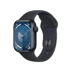 Смарт-часы Apple Watch Series 9 GPS, 45mm Midnight Aluminum Case with Midnight Sport Band - M/L (MR9A3)
