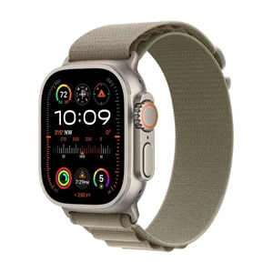 Смарт-часы Apple Watch Ultra 2 GPS + Cellular 49mm Titanium Case with Olive Alpine Loop L (MRF03) MRF03 - Фото 1