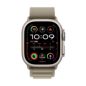 Смарт-часы Apple Watch Ultra 2 GPS + Cellular 49mm Titanium Case with Olive Alpine Loop L (MRF03) - Фото 2