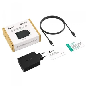 Швидке зарядний пристрій Aukey PA-Y4 Black Quick Charge 3.0 - Фото 5