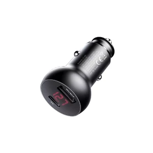 Автомобільна зарядка Mcdodo Mushrooms Series PD Car Charger with Digital Display 30W Black - Фото 2