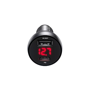 Автомобільна зарядка Mcdodo Mushrooms Series PD Car Charger with Digital Display 30W Black - Фото 3