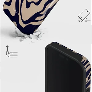 Бежево-синій магнітний чохол Burga Vigilant Tough для iPhone 16 Pro Max - Фото 5