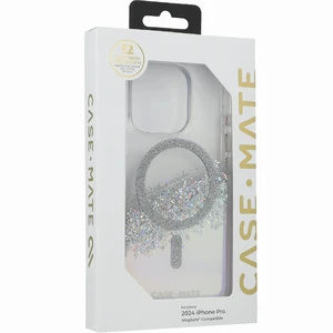 Прозрачный чехол с серебром Case-Mate Karat MagSafe для iPhone 16 Pro - Фото 16