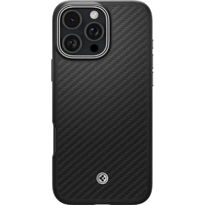 Чорно-срібний чохол MagSafe Spigen Enzo Aramid для iPhone 16 Pro Max - Фото 3