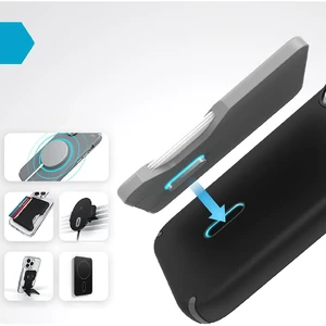 Чорний чохол Speck Presidio2 Pro ClickLock MagSafe для iPhone 16 Pro - Фото 2
