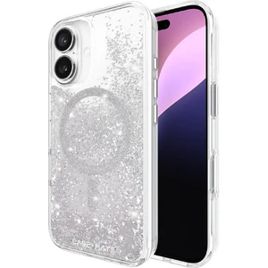 Срібний блискучий чохол Case-Mate Waterfall MagSafe для iPhone 16