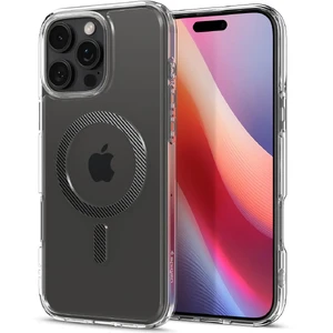 Прозорий чорний чохол Spigen Ultra Hybrid Mag для iPhone 16 Pro - Фото 7