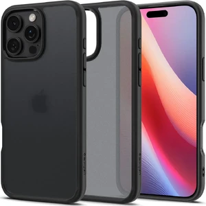 Півпрозорий чорний чохол Spigen Ultra Hybrid для iPhone 16 Pro 8809971230360 - Фото 1