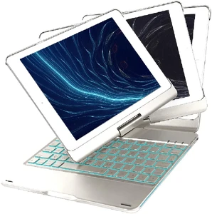 Чехол-клавиатура Backlit Breathing Light Keyboard Silver для iPad Pro 11"  - Фото 1