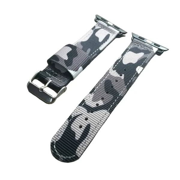 Ремінець iLoungeMax Canvas Camouflage Black для Apple Watch Ultra 49mm | 45mm | 44mm | 42mm у Вінниці
