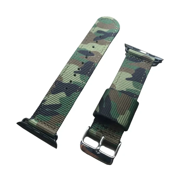 Ремінець iLoungeMax Canvas Camouflage Green для Apple Watch Ultra 49mm | 45mm | 44mm | 42mm у Рівному