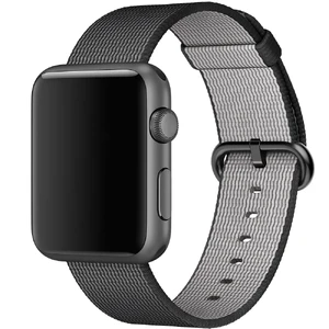 Нейлоновый ремешок iLoungeMax Woven Nylon Black для Apple Watch 41mm | 40mm | 38mm - Фото 2