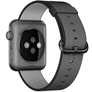 Нейлоновый ремешок iLoungeMax Woven Nylon Black для Apple Watch 41mm | 40mm | 38mm  - Фото 1