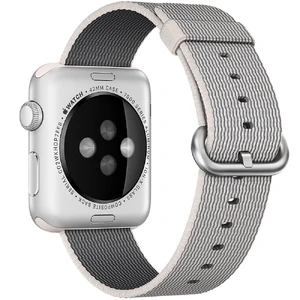 Нейлоновый ремешок iLoungeMax Woven Nylon Pearl для Apple Watch 41mm | 40mm | 38mm  - Фото 1