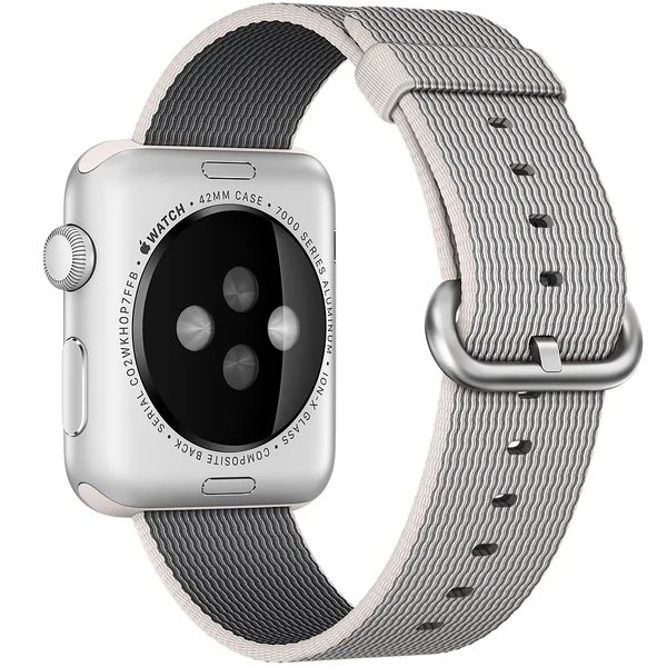Нейлоновий ремінець iLoungeMax Woven Nylon Pearl для Apple Watch 41mm | 40mm | 38mm у Вінниці