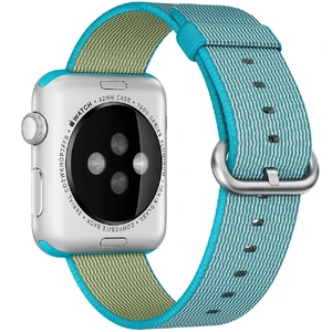 Нейлоновий ремінець iLoungeMax Woven Nylon Scuba Blue для Apple Watch 41mm | 40mm | 38mm  - Фото 1