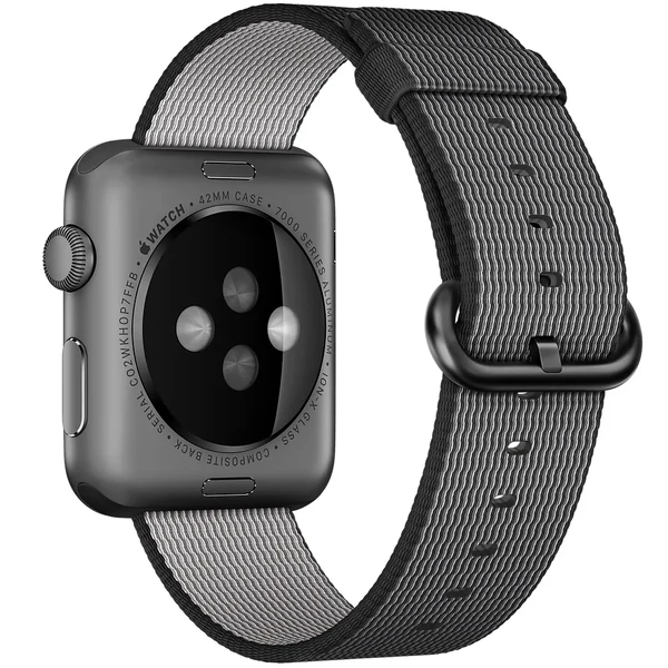 Нейлоновый ремешок iLoungeMax Woven Nylon Black для Apple Watch Ultra 49mm | 45mm | 44mm | 42mm в Ровно