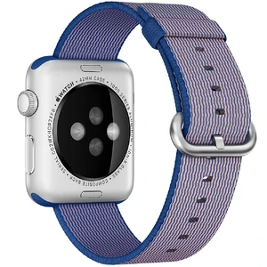 Нейлоновий ремінець iLoungeMax Woven Nylon Royal Blue для Apple Watch Ultra 49mm | 45mm | 44mm | 42mm  - Фото 1
