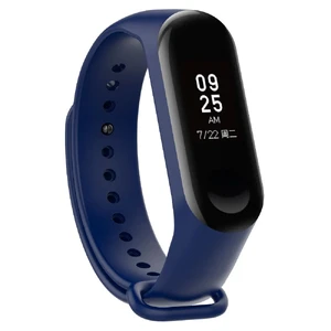 Силиконовый ремешок Xiaomi Mi Band 3 | 4 Blue для фитнес-браслета