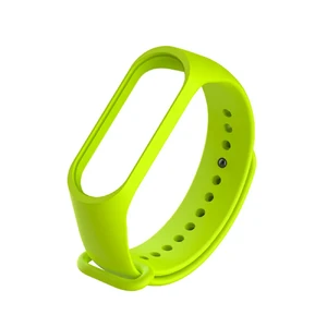 Силіконовий ремінець iLoungeMax для фітнес-браслета Xiaomi Mi Band 3 | 4 Lime - Фото 3