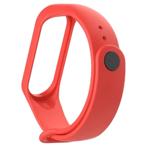 Силіконовий ремінець Xiaomi Mi Band 3 | 4 Orange для фітнес-браслета - Фото 2