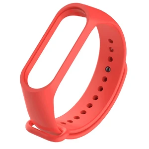 Силіконовий ремінець Xiaomi Mi Band 3 | 4 Orange для фітнес-браслета - Фото 3