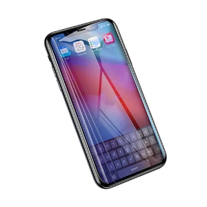 Повноекранне захисне скло Baseus 0.2 mm Arc-Surface Anti-Blue Light Black для iPhone 11 | XR - Фото 3