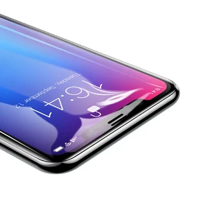 Повноекранне захисне скло Baseus 0.2 mm Arc-Surface Anti-Blue Light Black для iPhone 11 | XR - Фото 4
