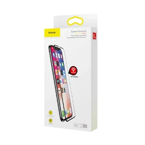 Повноекранне захисне скло Baseus 0.2 mm Arc-Surface Anti-Blue Light Black для iPhone 11 | XR - Фото 6
