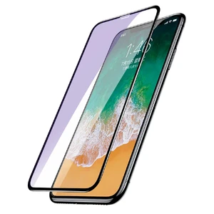 Повноекранне захисне скло Baseus 0.2mm Arc-Surface Anti-Blue Light Black для iPhone 11 Pro Max | XS Max SGAPIPH65-HE01 - Фото 1
