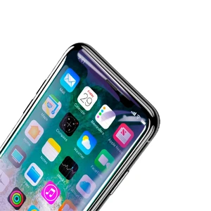 Повноекранне захисне скло Baseus 0.2mm Arc-Surface Anti-Blue Light Black для iPhone 11 Pro Max | XS Max - Фото 3