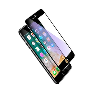 Захисне скло Baseus 0.3mm Anti-Blue Light Tempered Glass Black для iPhone 7 Plus | 8 Plus - Фото 2