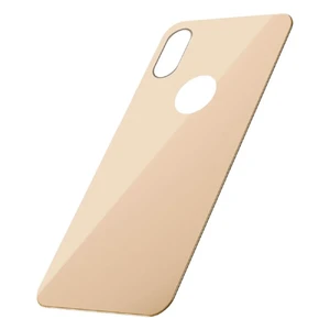 Захисне скло на задню панель Baseus 0.3mm Full Tempered Glass Gold для iPhone X | XS - Фото 2